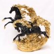 HORSES(BLACK &GOLD)